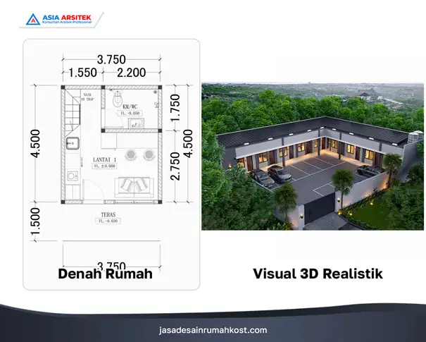 Jasa Desain Rumah Kost Terbaik di Kembangan Jakarta Barat, jasa desain rumah kost, contoh desain kos kosan, contoh desain kos kosan minimalis, contoh desain kos kosan sederhana, contoh desain rumah kost, contoh desain rumah kost 2 lantai, desain bangunan kost minimalis, asia arsitek jasa arsitek desain rumah villa kost hotel, arsitek rumah kost,