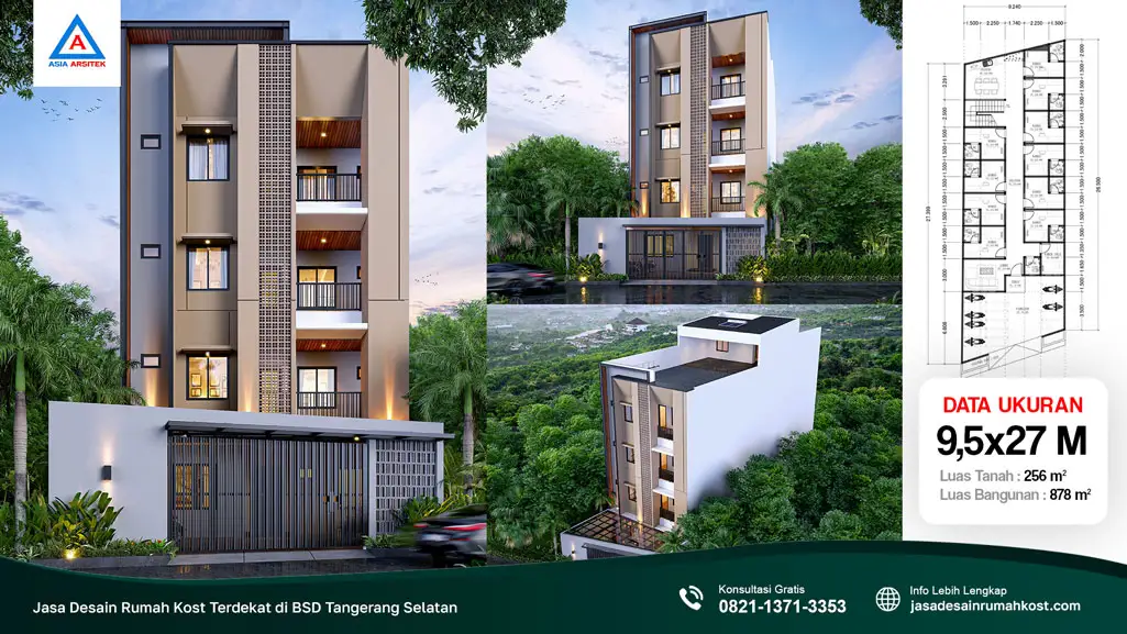 Jasa Desain Rumah Kost Terdekat di BSD Tangerang Selatan, jasa desain rumah kost, contoh desain kos kosan, contoh desain kos kosan minimalis, contoh desain kos kosan sederhana, contoh desain rumah kost, contoh desain rumah kost 2 lantai, desain bangunan kost minimalis, asia arsitek jasa arsitek desain rumah villa kost hotel, arsitek rumah kost,