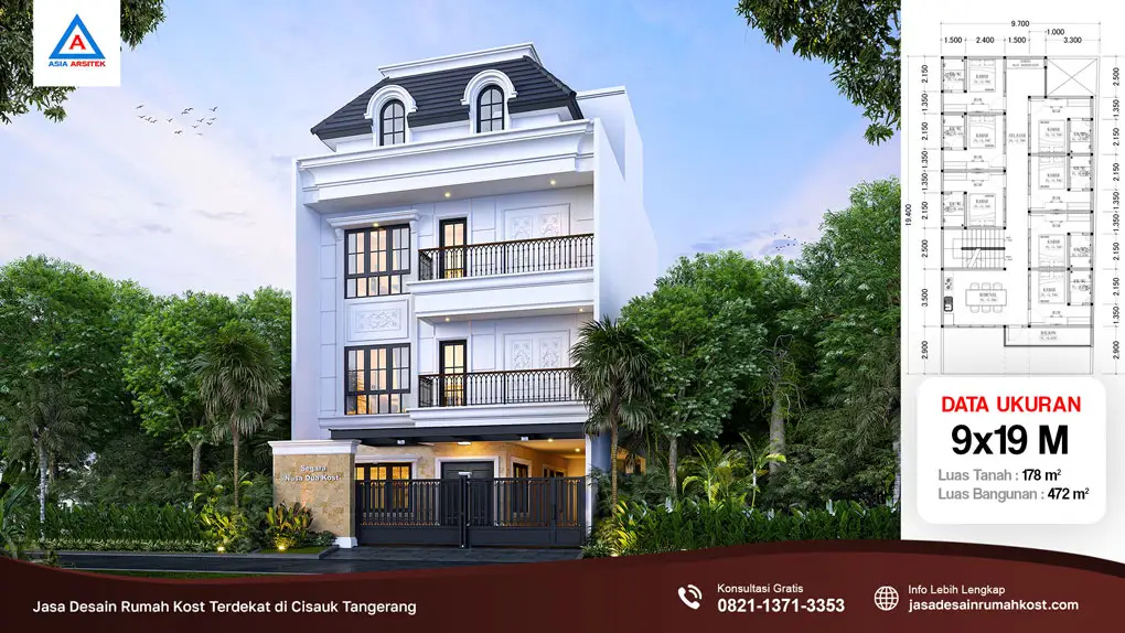 Jasa Desain Rumah Kost Terdekat di Cisauk Tangerang, jasa desain rumah kost, contoh desain kos kosan, contoh desain kos kosan minimalis, contoh desain kos kosan sederhana, contoh desain rumah kost, contoh desain rumah kost 2 lantai, desain bangunan kost minimalis, asia arsitek jasa arsitek desain rumah villa kost hotel, arsitek rumah kost,