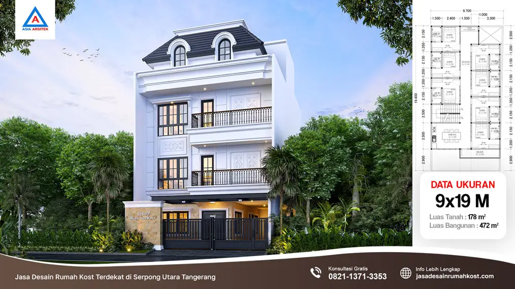 Jasa Desain Rumah Kost Terdekat di Serpong Utara Tangerang, jasa desain rumah kost, contoh desain kos kosan, contoh desain kos kosan minimalis, contoh desain kos kosan sederhana, contoh desain rumah kost, contoh desain rumah kost 2 lantai, desain bangunan kost minimalis, asia arsitek jasa arsitek desain rumah villa kost hotel, arsitek rumah kost,