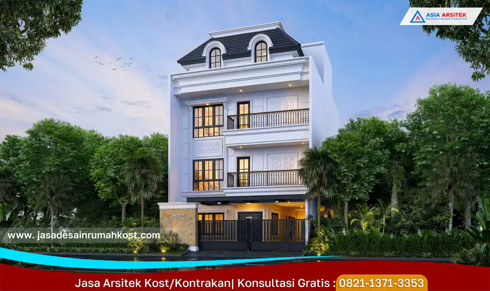 Jasa Arsitek Rumah Kost Amanah di Cempaka Putih Jakarta Pusat