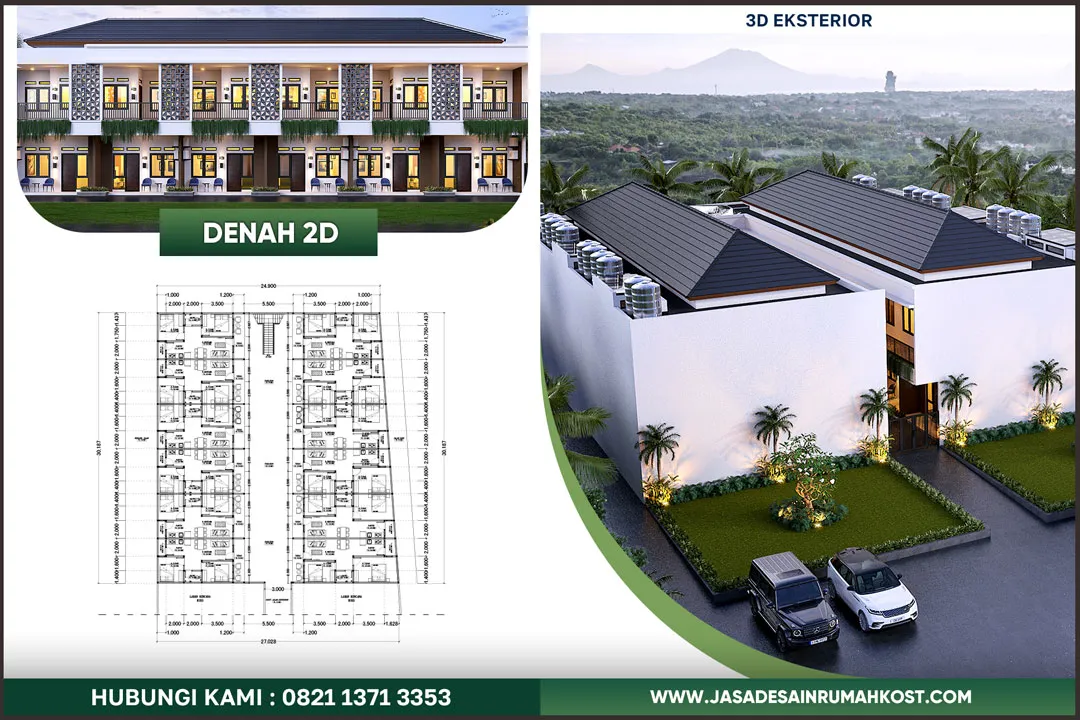 Jasa Desain Arsitek Kost Handal di Jatiasih Bekasi