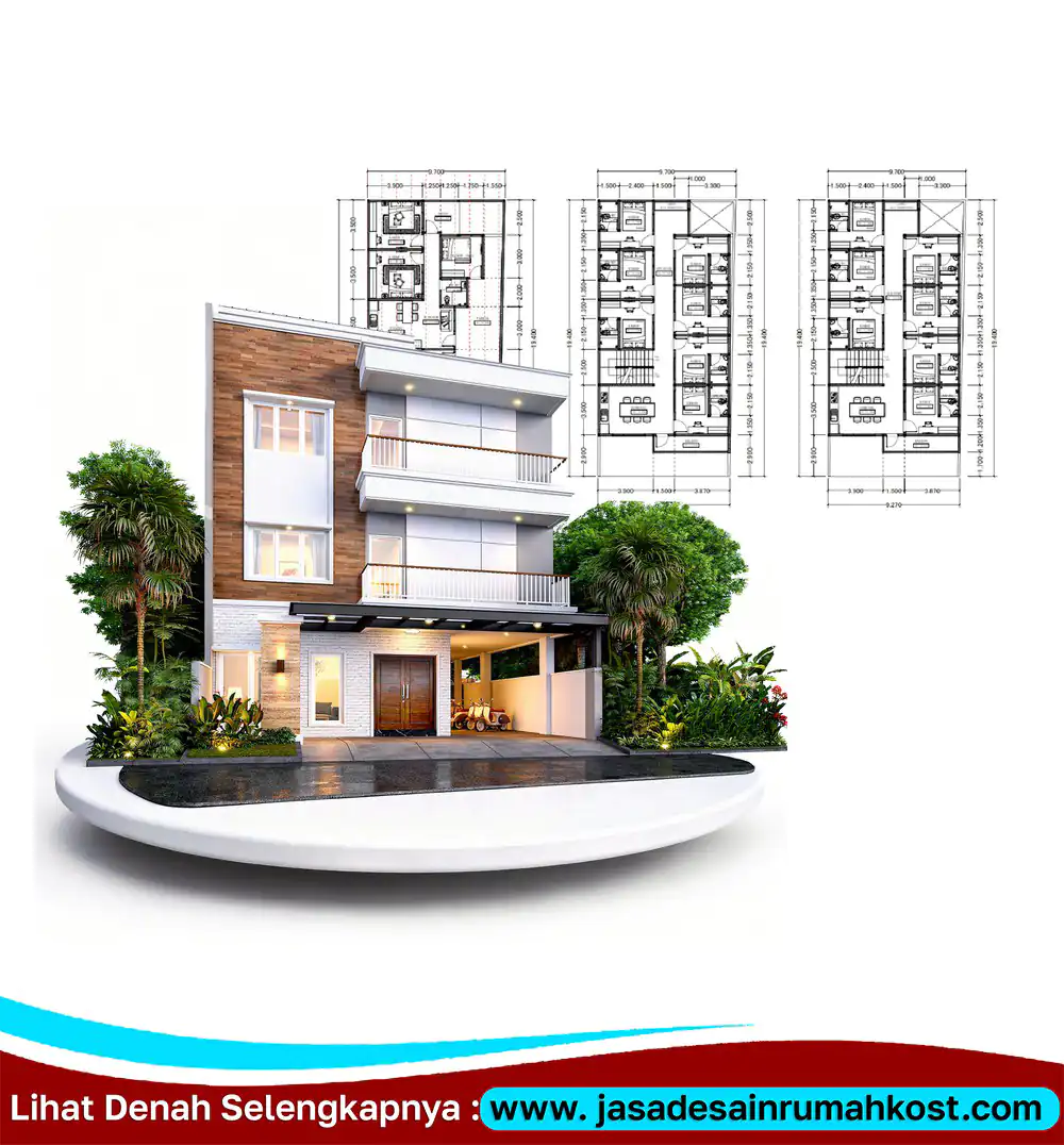 Jasa Arsitek Rumah Kost Amanah di Gambir Jakarta Pusat