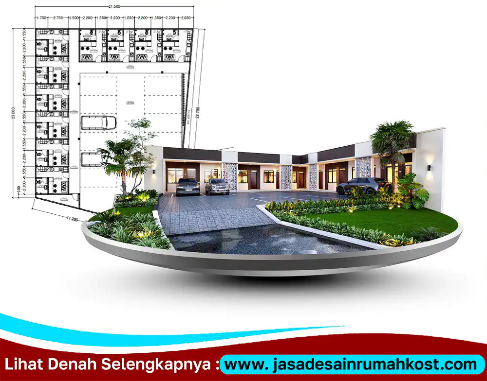Jasa Arsitek Rumah Kost Murah di Gambir Jakarta Pusat