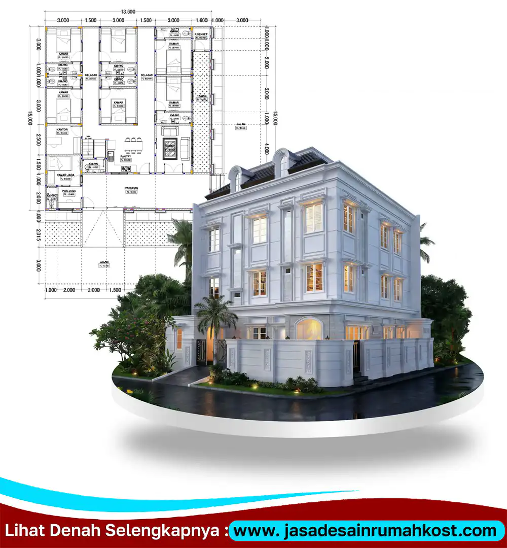 Jasa Arsitek Rumah Kost Profesional di Pondok Pinang Jakarta Selatan