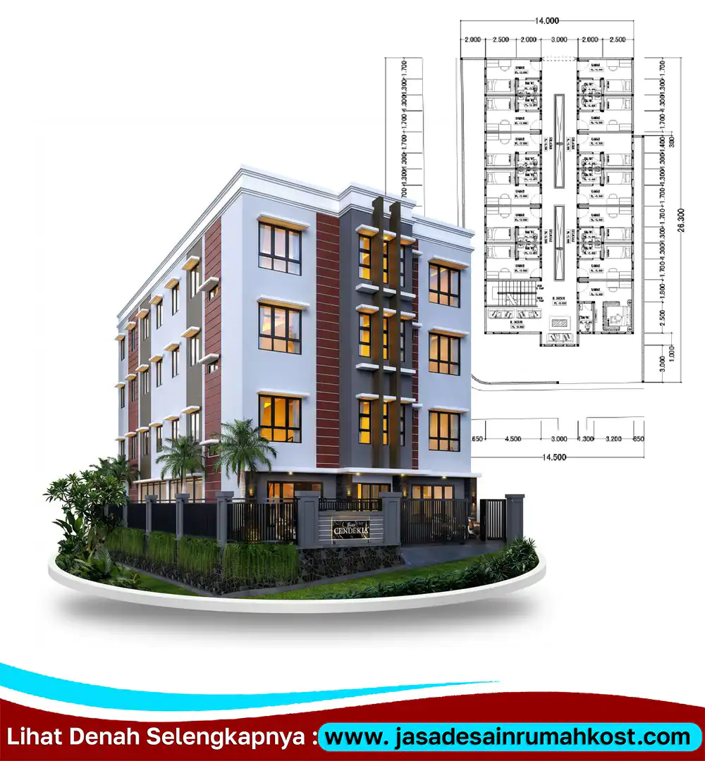 Jasa Arsitek Rumah Kost Terbaik di Cempaka Putih Jakarta Pusat