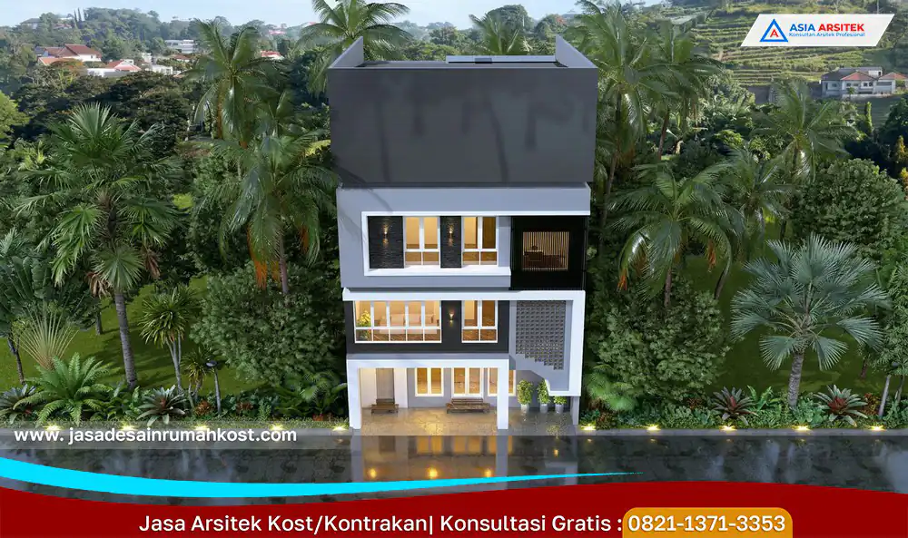 Jasa Arsitek Rumah Kost PerMeter di Pondok Indah Jakarta Selatan