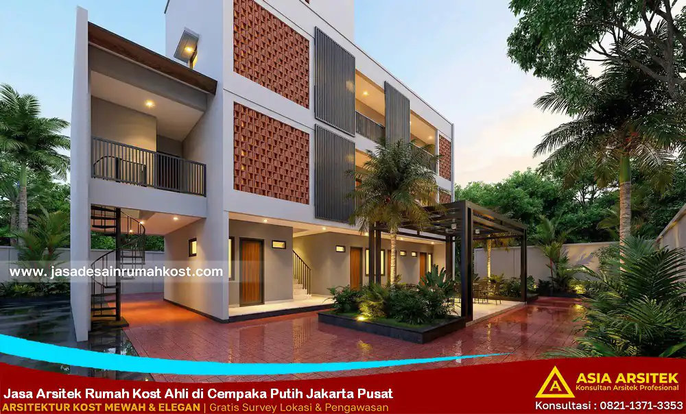 Jasa Arsitek Rumah Kost Ahli di Cempaka Putih Jakarta Pusat