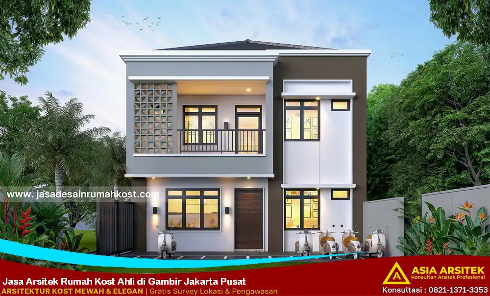 Jasa Arsitek Rumah Kost Ahli di Gambir Jakarta Pusat
