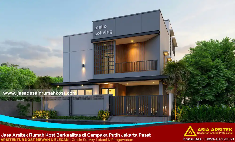 Jasa Arsitek Rumah Kost Berkualitas di Cempaka Putih Jakarta Pusat
