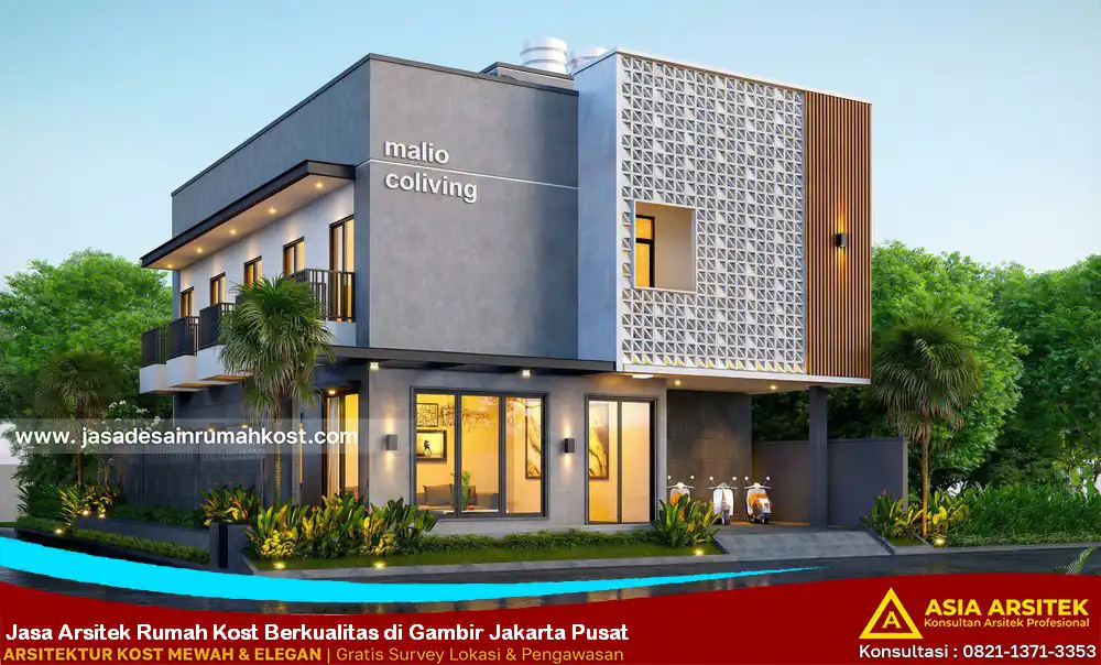 Jasa Arsitek Rumah Kost Berkualitas di Gambir Jakarta Pusat