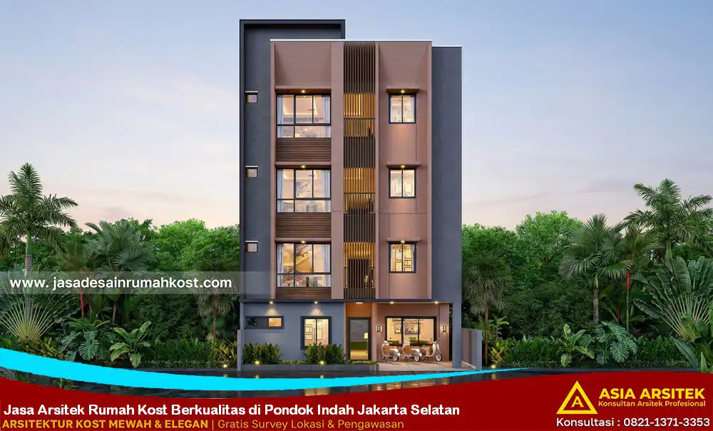 Jasa Arsitek Rumah Kost Berkualitas di Pondok Indah Jakarta Selatan