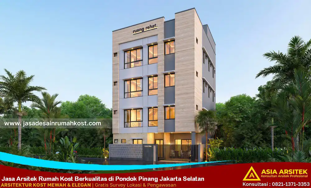 Jasa Arsitek Rumah Kost Berkualitas di Pondok Pinang Jakarta Selatan