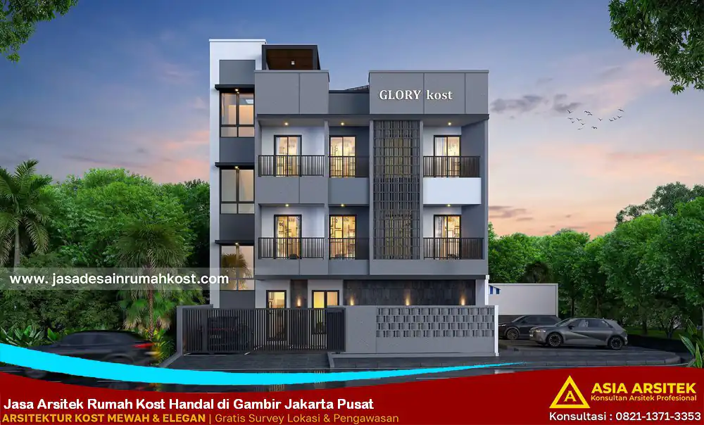 Jasa Arsitek Rumah Kost Handal di Gambir Jakarta Pusat