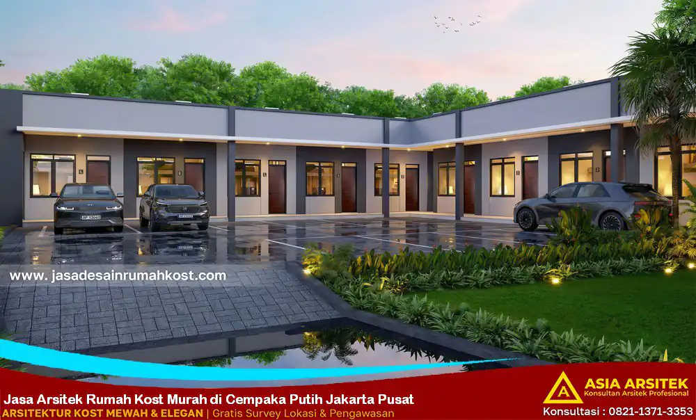 Jasa Arsitek Rumah Kost Murah di Cempaka Putih Jakarta Pusat