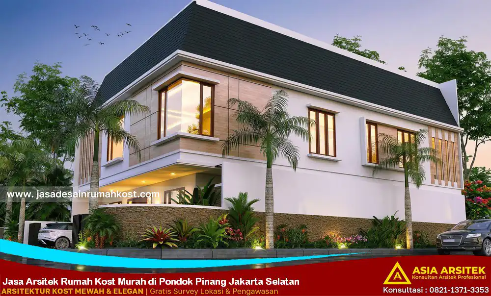 Jasa Arsitek Rumah Kost Murah di Pondok Pinang Jakarta Selatan
