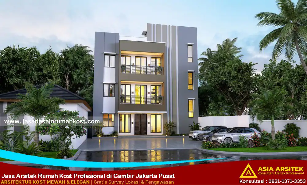 Jasa Arsitek Rumah Kost Profesional di Gambir Jakarta Pusat