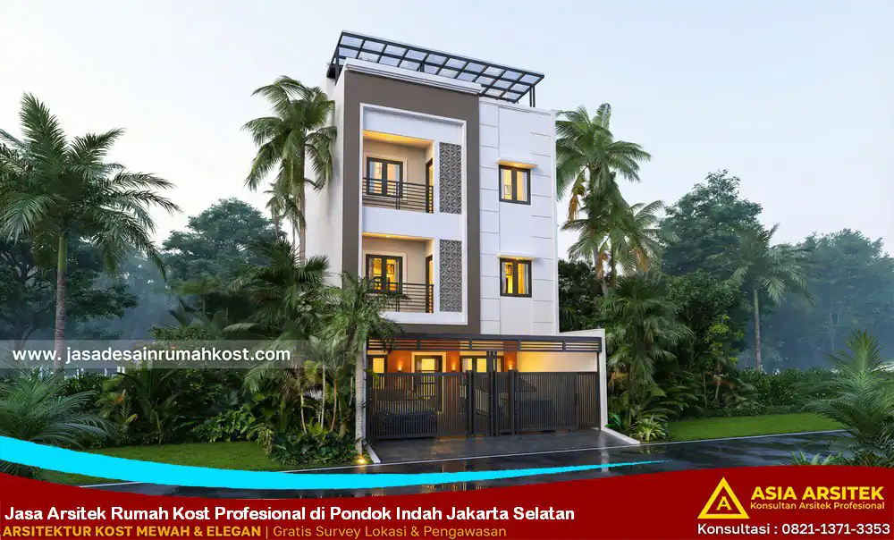 Jasa Arsitek Rumah Kost Profesional di Pondok Indah Jakarta Selatan