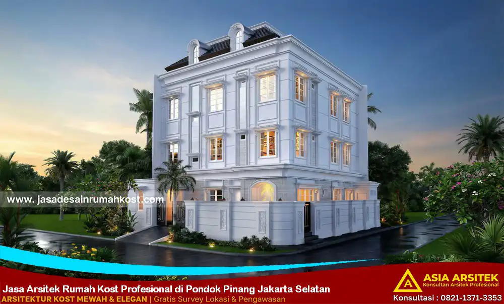 Jasa Arsitek Rumah Kost Profesional di Pondok Pinang Jakarta Selatan