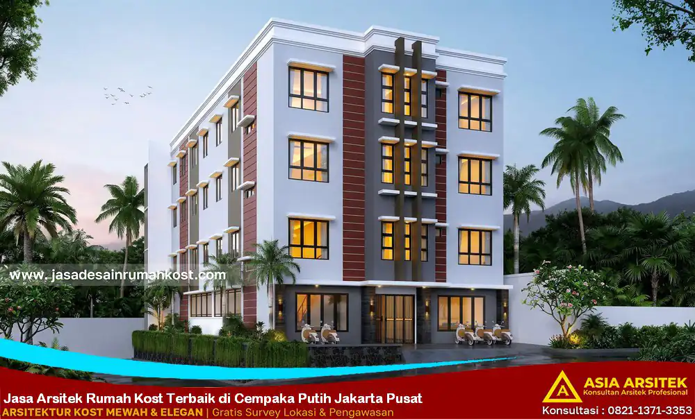 Jasa Arsitek Rumah Kost Terbaik di Cempaka Putih Jakarta Pusat