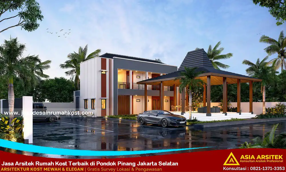 Jasa Arsitek Rumah Kost Terbaik di Pondok Pinang Jakarta Selatan
