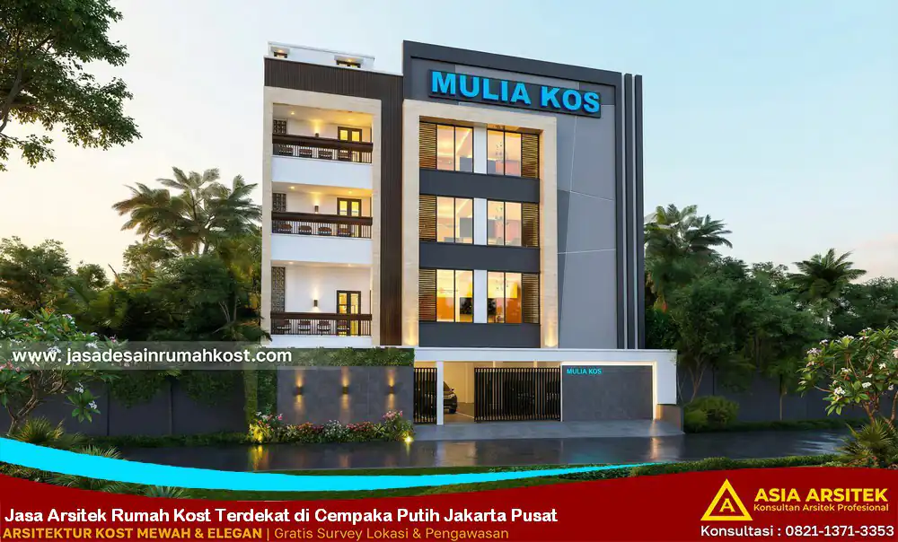 Jasa Arsitek Rumah Kost Terdekat di Cempaka Putih Jakarta Pusat