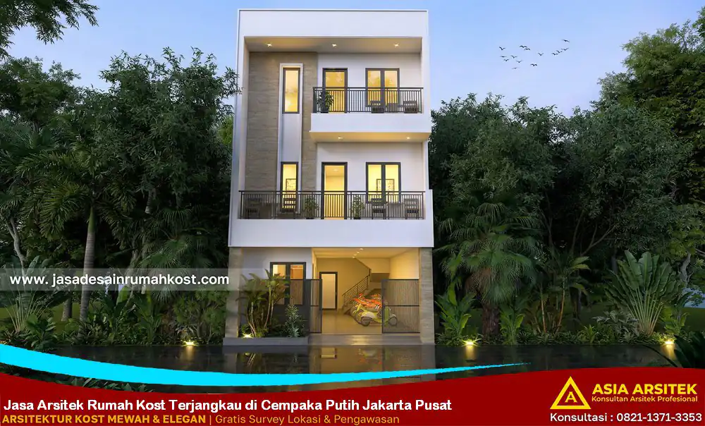 Jasa Arsitek Rumah Kost Terjangkau di Cempaka Putih Jakarta Pusat