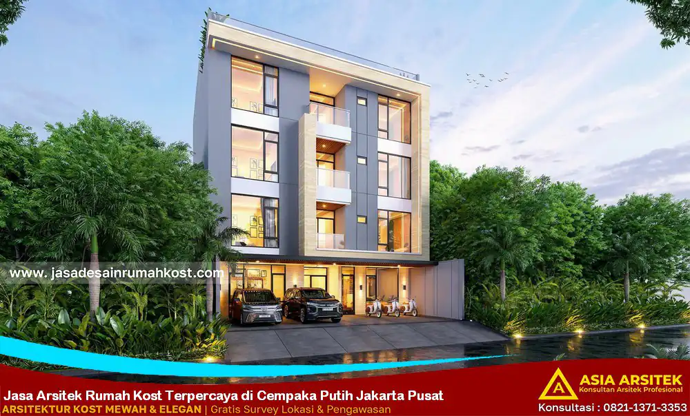 Jasa Arsitek Rumah Kost Terpercaya di Cempaka Putih Jakarta Pusat