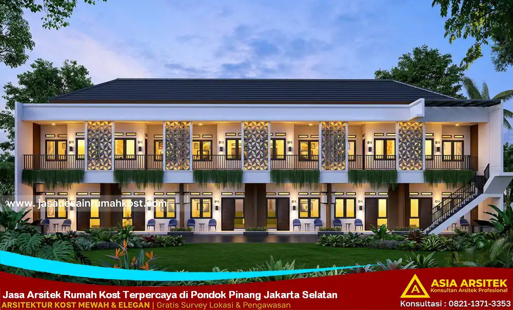 Jasa Arsitek Rumah Kost Terpercaya di Pondok Pinang Jakarta Selatan