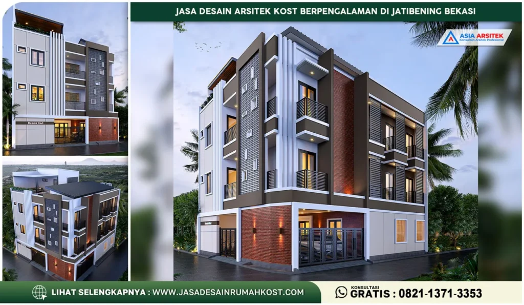 Jasa Desain Arsitek Kost Berpengalaman di Jatibening Bekasi