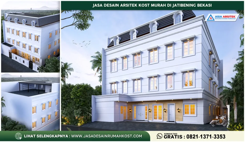 Jasa Desain Arsitek Kost Murah di Jatibening Bekasi
