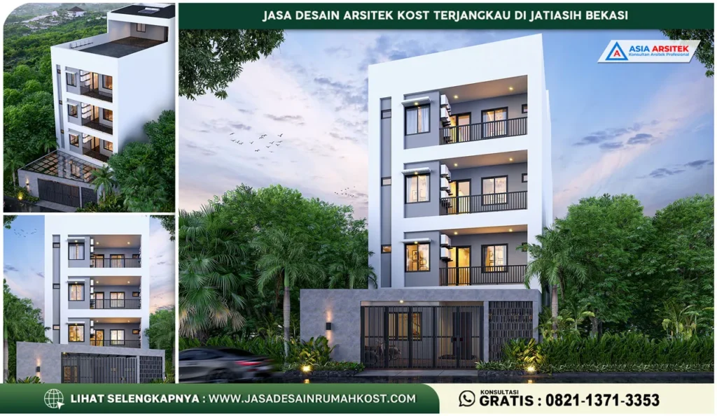 Jasa Desain Arsitek Kost Terjangkau di Jatiasih Bekasi