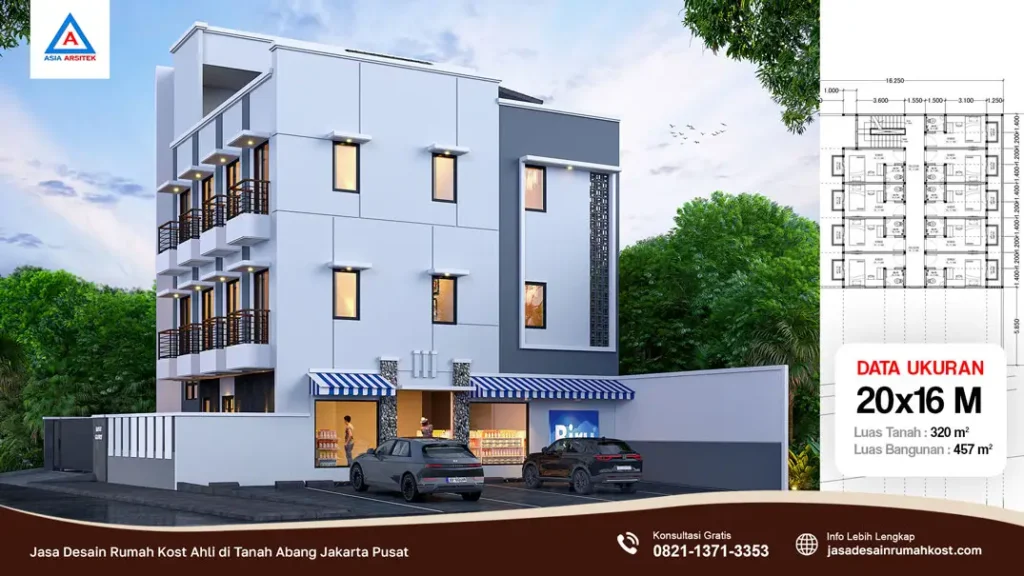Jasa Desain Rumah Kost Ahli di Tanah Abang Jakarta Pusat, jasa desain rumah kost, contoh desain kos kosan, contoh desain kos kosan minimalis, contoh desain kos kosan sederhana, contoh desain rumah kost, contoh desain rumah kost 2 lantai, desain bangunan kost minimalis, asia arsitek jasa arsitek desain rumah villa kost hotel, arsitek rumah kost,