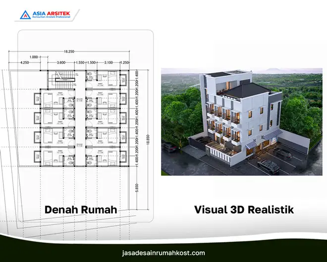 Jasa Desain Rumah Kost Amanah di Cilandak Barat Jakarta Selatan, jasa desain rumah kost, contoh desain kos kosan, contoh desain kos kosan minimalis, contoh desain kos kosan sederhana, contoh desain rumah kost, contoh desain rumah kost 2 lantai, desain bangunan kost minimalis, asia arsitek jasa arsitek desain rumah villa kost hotel, arsitek rumah kost,