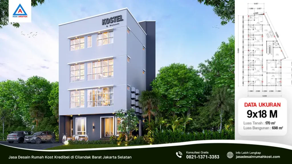 Jasa Desain Rumah Kost Kredibel di Cilandak Barat Jakarta Selatan, jasa desain rumah kost, contoh desain kos kosan, contoh desain kos kosan minimalis, contoh desain kos kosan sederhana, contoh desain rumah kost, contoh desain rumah kost 2 lantai, desain bangunan kost minimalis, asia arsitek jasa arsitek desain rumah villa kost hotel, arsitek rumah kost,