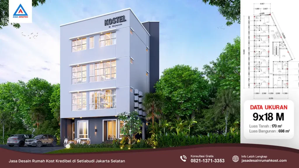Jasa Desain Rumah Kost Kredibel di Setiabudi Jakarta Selatan, jasa desain rumah kost, contoh desain kos kosan, contoh desain kos kosan minimalis, contoh desain kos kosan sederhana, contoh desain rumah kost, contoh desain rumah kost 2 lantai, desain bangunan kost minimalis, asia arsitek jasa arsitek desain rumah villa kost hotel, arsitek rumah kost,