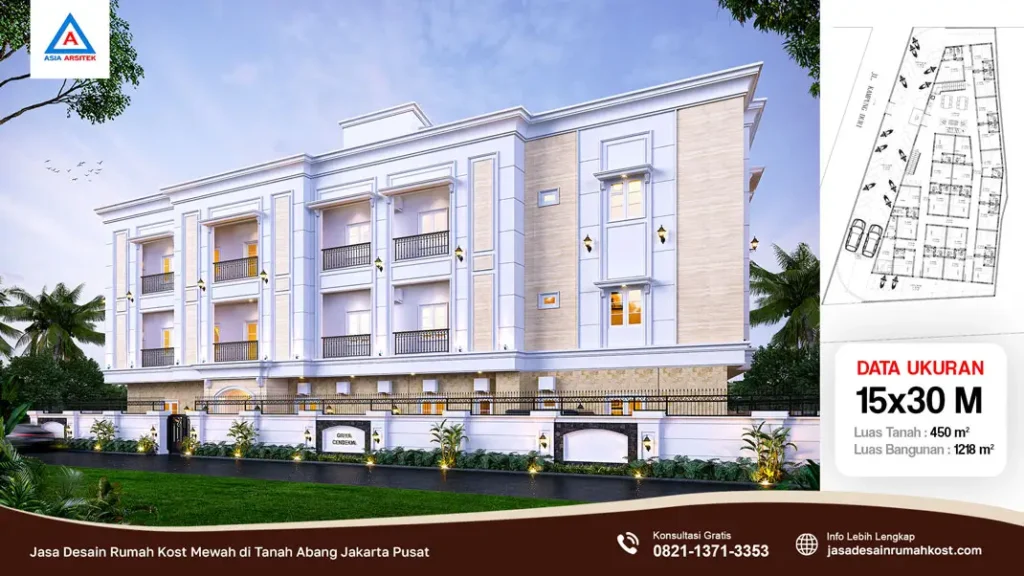 Jasa Desain Rumah Kost Mewah di Tanah Abang Jakarta Pusat, jasa desain rumah kost, contoh desain kos kosan, contoh desain kos kosan minimalis, contoh desain kos kosan sederhana, contoh desain rumah kost, contoh desain rumah kost 2 lantai, desain bangunan kost minimalis, asia arsitek jasa arsitek desain rumah villa kost hotel, arsitek rumah kost,