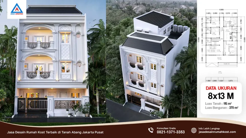 Jasa Desain Rumah Kost Terbaik di Tanah Abang Jakarta Pusat, jasa desain rumah kost, contoh desain kos kosan, contoh desain kos kosan minimalis, contoh desain kos kosan sederhana, contoh desain rumah kost, contoh desain rumah kost 2 lantai, desain bangunan kost minimalis, asia arsitek jasa arsitek desain rumah villa kost hotel, arsitek rumah kost,